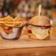 Triple cheese burger