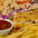 Chicken cheese sendvič