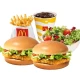 Dva Chickenburgera pikant  Combo obrok