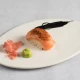 Spicy salmon nigiri