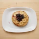 Kikiriki puter, crna čokolada, banana, borovnice