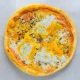 Pizza sa jajima 25cm