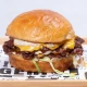 Truffle aioli smashburger double