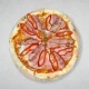 Bacon pizza 42cm