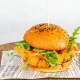 Pohovani Chicken burger 150g