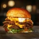 Garlic Parmesan double double burger