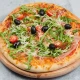 Chicken and feta pizza