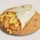 Crunchy cheese wrap